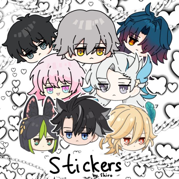 Stickers CF18 Genshin